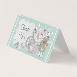 blommigten för vår-solljus vikta tack kort