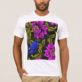 Blommigten förvånar t shirt