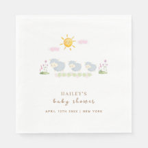 Blommigten Garden Baby Shower för Cute Family Shee