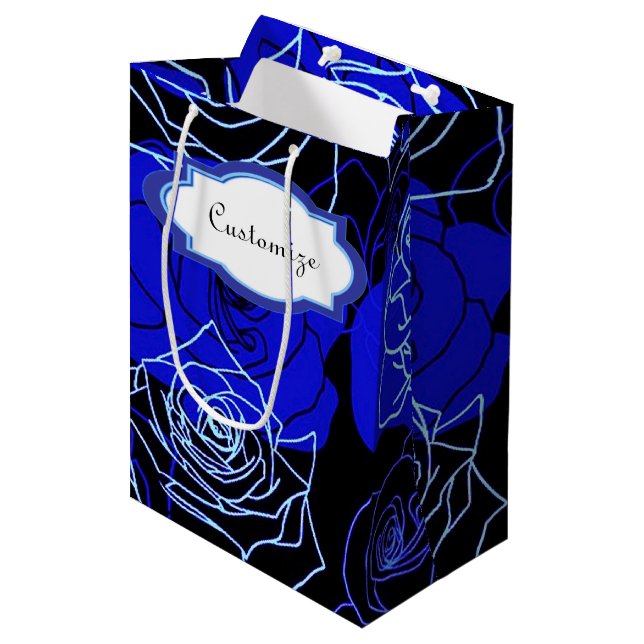 Blommigten Gift-sida för ej uppnåelig blå Ro (Framsidan Vinklad)