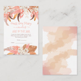 Blommigten gissar hur många kanter som finns i Bur Visitkort