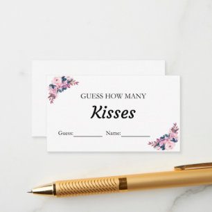 Blommigten gissar hur många Kisses-Möhippor som sp Tilläggskort