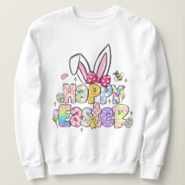 Blommigten Glad påsk Bunny Vår T Shirt