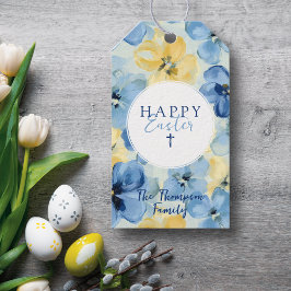 Blommigten Glad påsk Religiösa Kor Namn Presentetikett