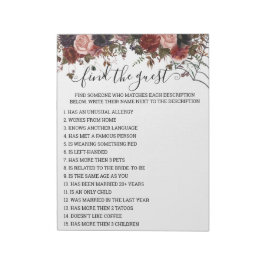 Blommigten Halloween Game Möhippa på hösten Anteckningsblock