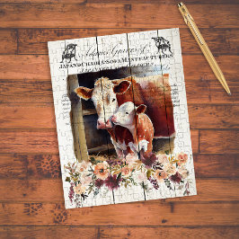 Blommigten Hereford Cows Pussel
