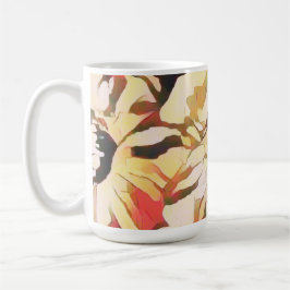 Blommigten Höst abstrakt Magisk Mugg