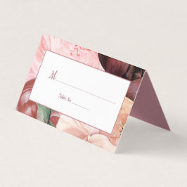 Blommigten Hösten Boho Watercolor Kort