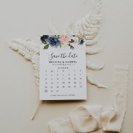 Blommigten Hösten Guld Spara datumkalender Datumet