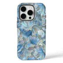 Blommigten Iridescent Blue Petal Skriv ut iphone c