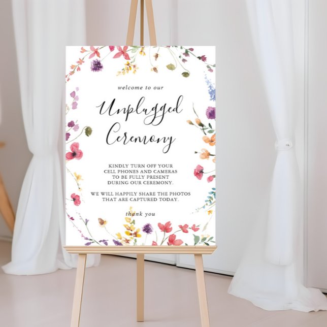 Blommigten Klassisk färgstark Vild, ej ansluten ke Poster (Skapare uppladdad)