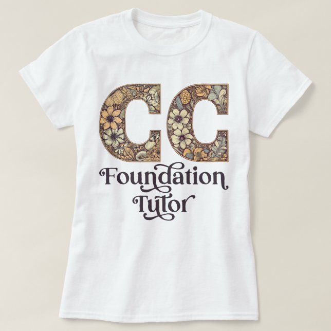 BLOMMIGTEN Klassisk konversation i coundations Tut T Shirt (Design framsida)