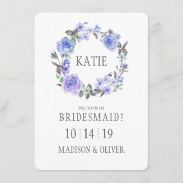 Blommigten Klistra in Lila vattenfärg| Översikt Inbjudningar