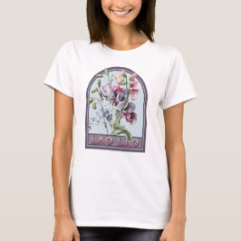 Blommigten Lăo lao Vintage Grandmor T Shirt