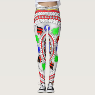 Blommigten Leggings