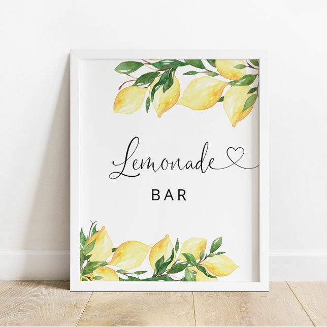 Blommigten Lemonade Pub Lemon Poster (Skapare uppladdad)