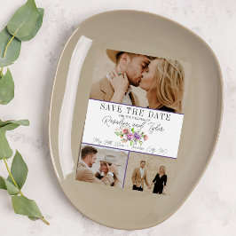 Blommigten Lila för Blommar i vår Peach Spara datu Spara Datumet