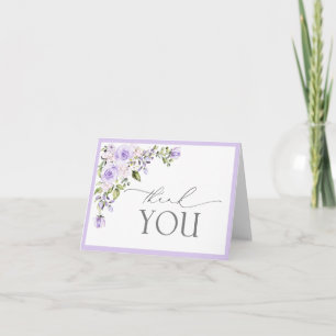Blommigten Lilac Lavender (elegant Lavender) Tack Kort