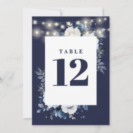 Blommigten Ljus för marktäckning med marktäcksblå  Inbjudningar