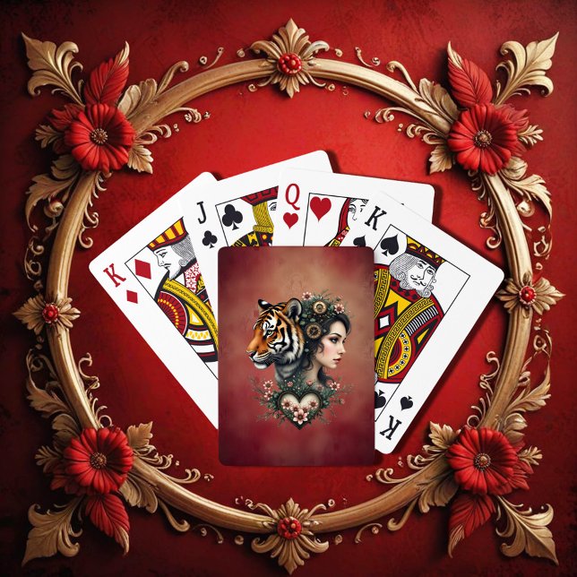 Blommigten Magic steampunk Casinokort (Skapare uppladdad)