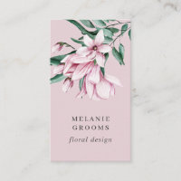 Blommigten Magnolia och Eucalyptus Botaniska