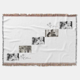 Blommigten Mamma Gift med minimal Elegant Filt