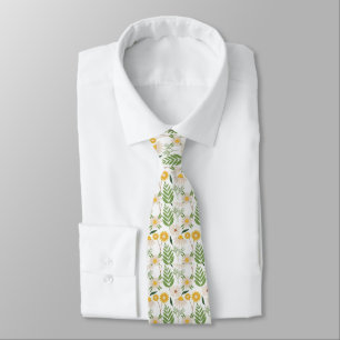 Blommigten manar Designer Ties Slips