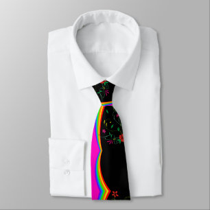 Blommigten manar Designer Ties Slips