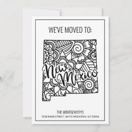 Blommigten Mandala till New mexico Meddelande