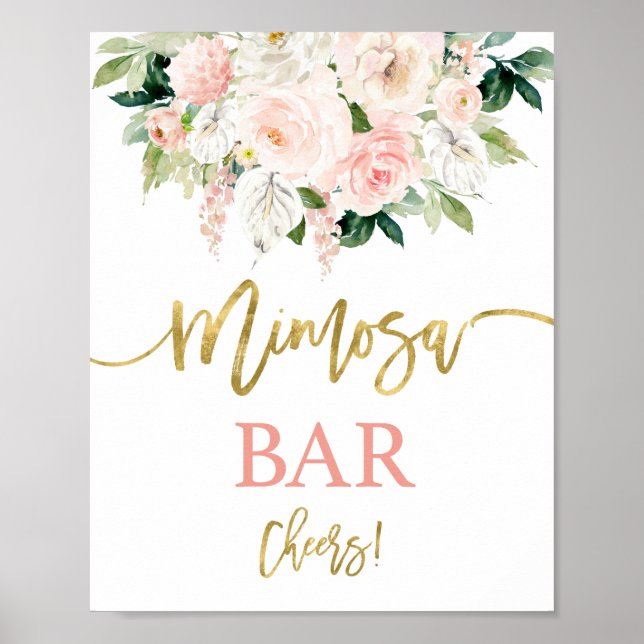 Blommigten Mimosa Pub Poster (Framsidan)