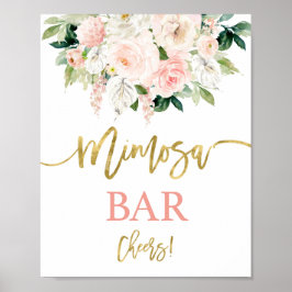 Blommigten Mimosa Pub Poster