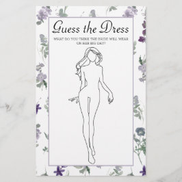 Blommigten möhippa Game Lavender Gissa ressen Flygblad