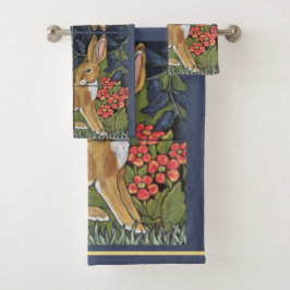 Blommigten Navy Blue Hare Decor