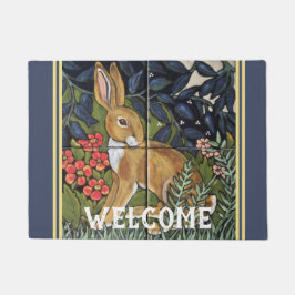 Blommigten Navy Blue Hare Decor