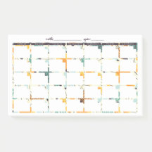 Blommigten Navy & Guld Post-it Undated Calendar