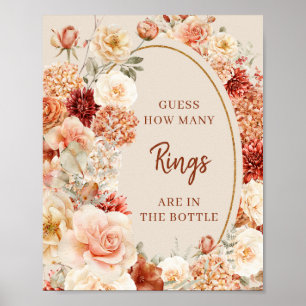 Blommigten på hösten med varierad höstskörd gissar poster