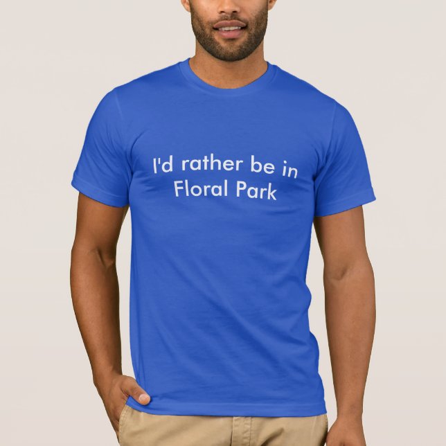Blommigten parkerar New York T-shirt (Framsida)