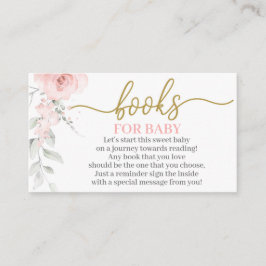 blommigten Pastel rosa ger ett  i bok Tilläggskort