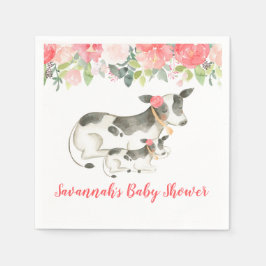 Blommigten Peony Barnyard Napkins Pappersservett