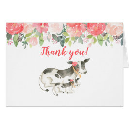 Blommigten Peony Folded Tackkort OBS Kort