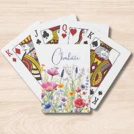 Blommigten Personlig Namn Casinokort