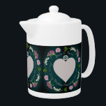 Blommigten Photo Anpassningsbar Heart Bröllop-årsd<br><div class="desc">En underbar och enkel blommigt för henne,  som säger exakt vad du vill hedra dem på en fantastisk porslinsbricka? Då kanske min ursprungliga blommigt,  dal,  fresia,  ro och gemstone-grafik med ditt vackra foto,  bara är sak!</div>