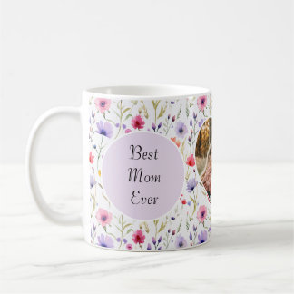 Blommigten Photo Mors dag, bästa Mamma någonsin Wi Kaffemugg