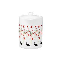 Blommigten Poppy Flowers Bunny Rabbits
