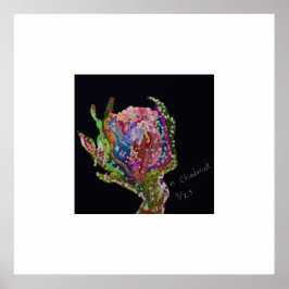 Blommigten Poster konst