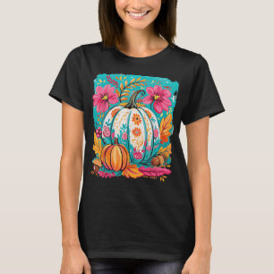 Blommigten Preppy Fall Pumpkin Autumn Thanksgiving T Shirt