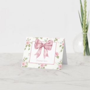 Blommigten Preppy Southern Rosa Girl - tackkort