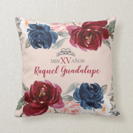  Blommigten Quinceañera Pillow Kudde