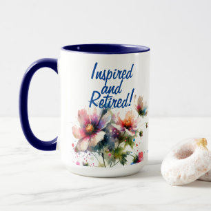 Blommigten RETIRED Blues and Pinks Mugg