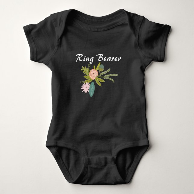 Blommigten ring BEARER och fauna Tee Shirt (Framsida)